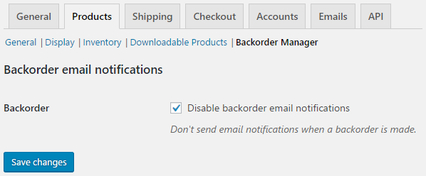 backorder email notifications